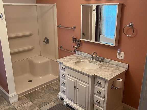 updated bathroom, walk in shower, laundry facilities in bathroom. NOTE-this room scheduled to be painted prior to tenancy