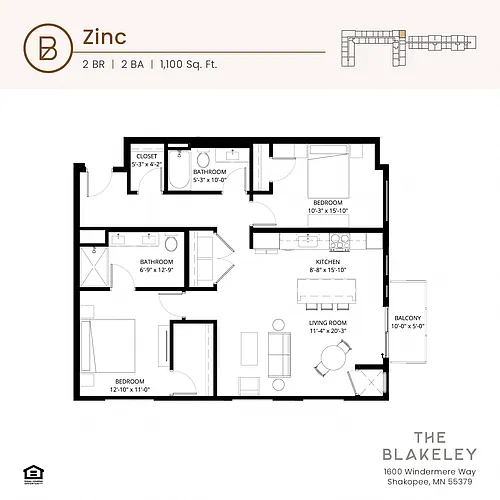 Floor plan Zinc