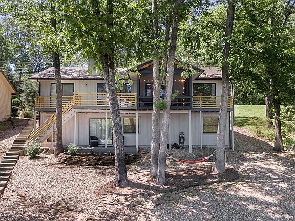 Aerial view of the back of home