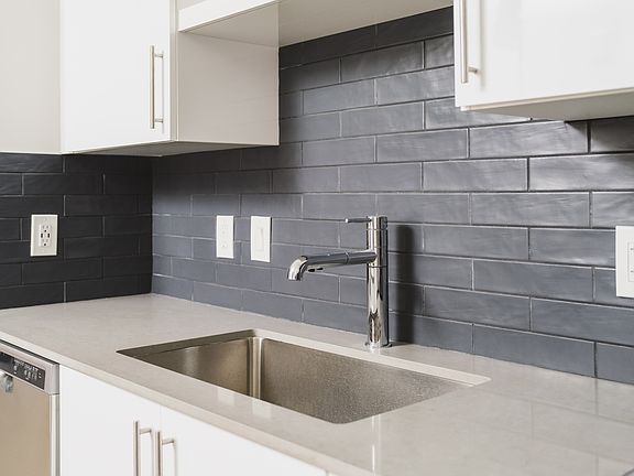 Stylish tile backsplash