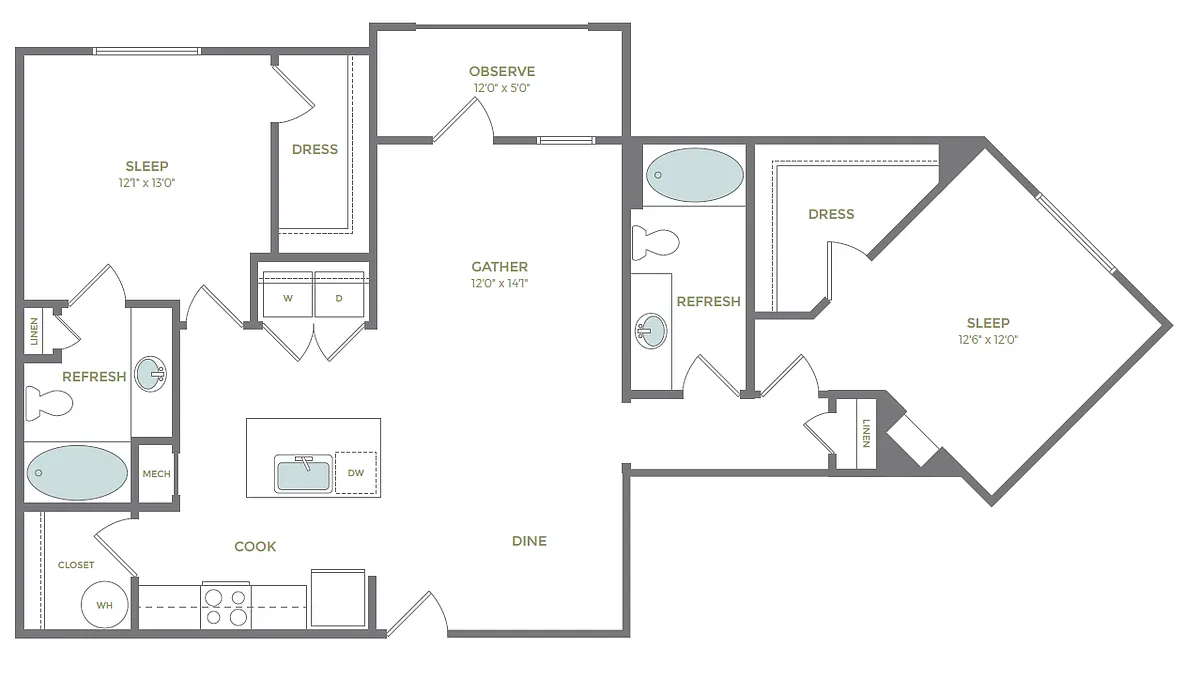 Floor plan B5 - Harbor