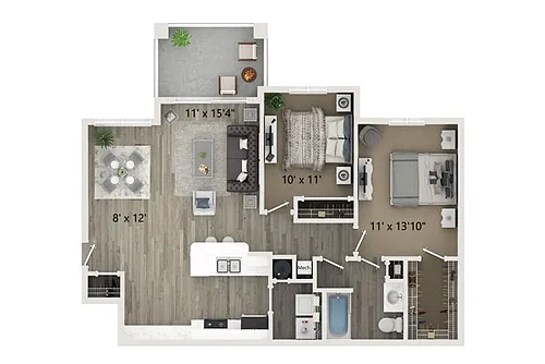 Floor plan B1