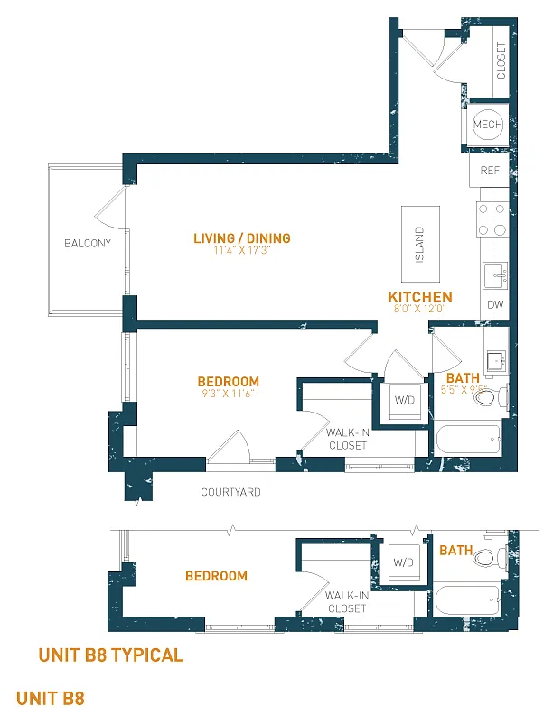 Floor plan 2B8