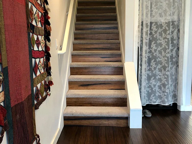 Front entrance with closet.