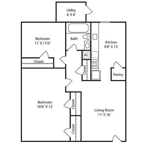 Floor plan 3 Bedroom