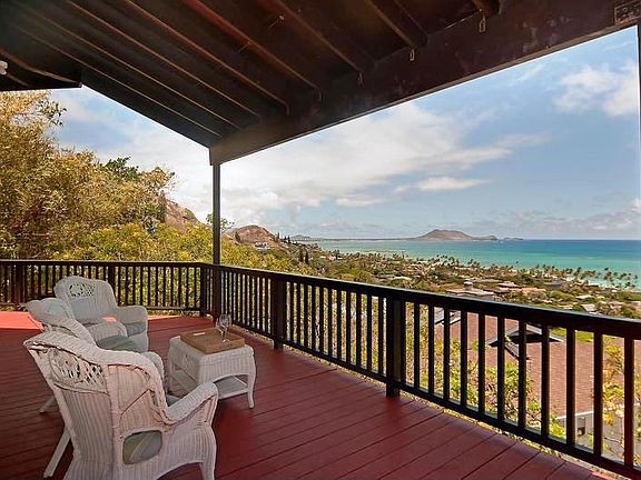 East View from Wrap-around Covered Deck- Guest Cottage