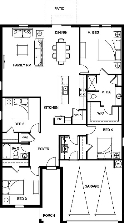 4 bed, 2.0 bath, 1909 sqft, $2,485 — Photo 2