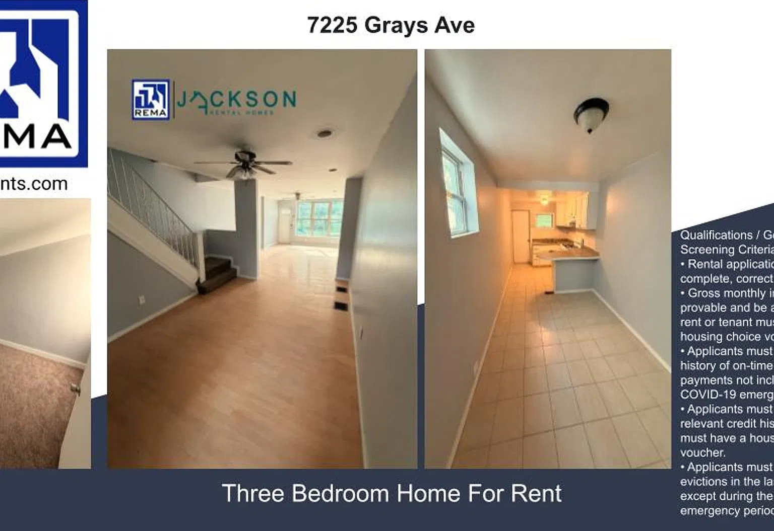 7225 Grays Ave., 3 bedrooms, 1 bathroom House for $1,550/month — Photo 1