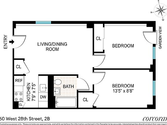 2nd image of 360 W 28th St APT 2B