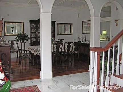 Foyer looking into Dining Room