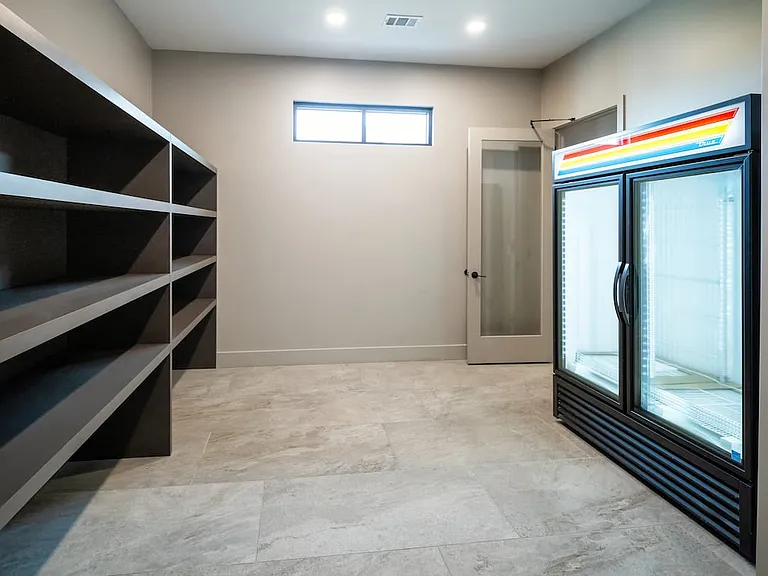 Package room with cold storage
