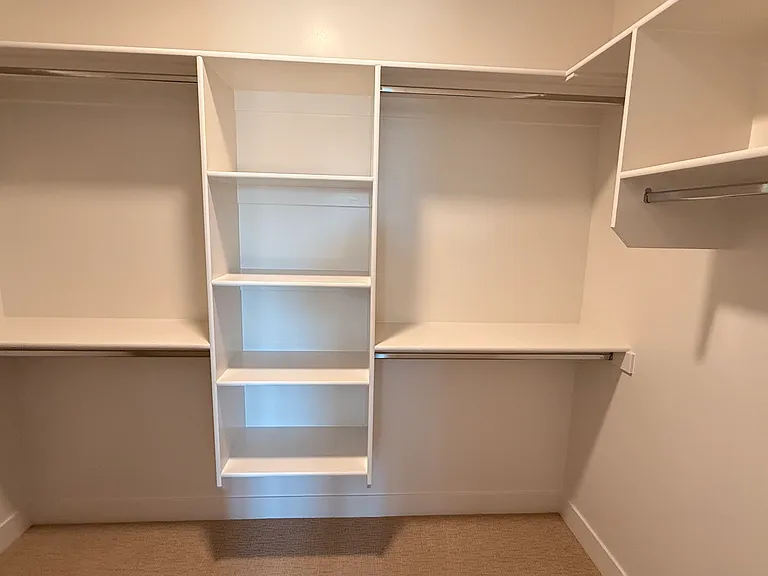 Primary closet