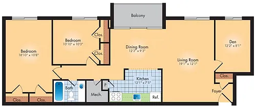 Floor plan B7