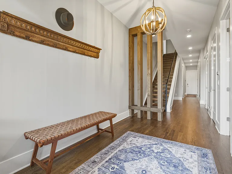 Inside the front entrance to our home.