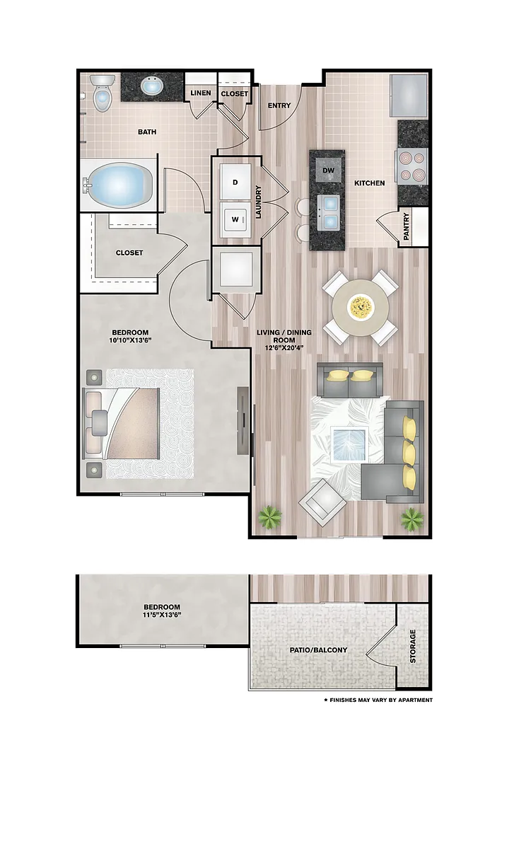 Floor plan The Amboise - Renovated