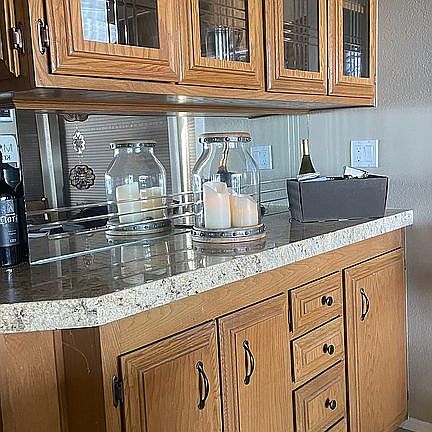 Built in kitchen cabinetry 
