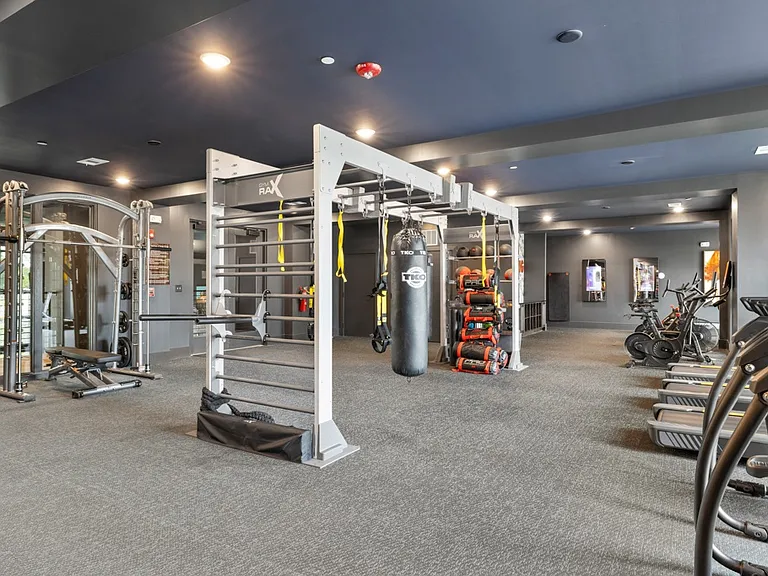 Cardio and Strength Training Fitness Center with Echelon Bikes and Fitness Mirrors
