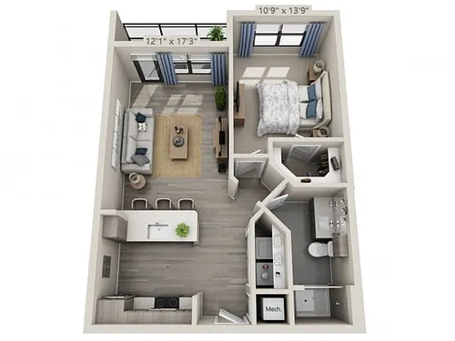 Floor plan A1B
