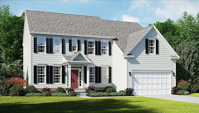 Exterior A with overhang