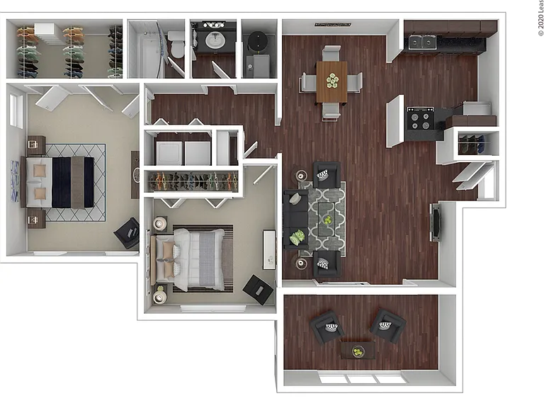 Arden Vue - B1 Floor Plan Arden Vue - B1 Floor Plan
