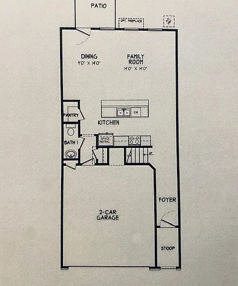 Main Level floor plan