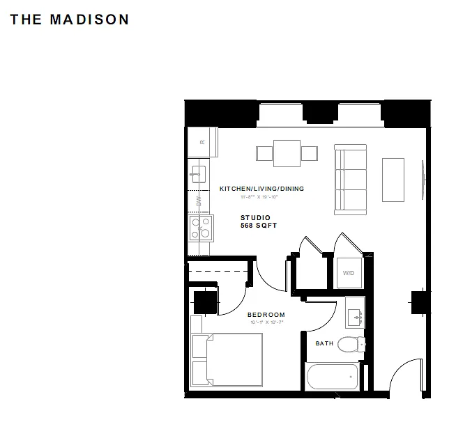 Floor plan The Madison