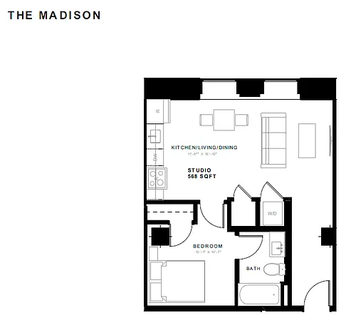 Floor plan The Madison