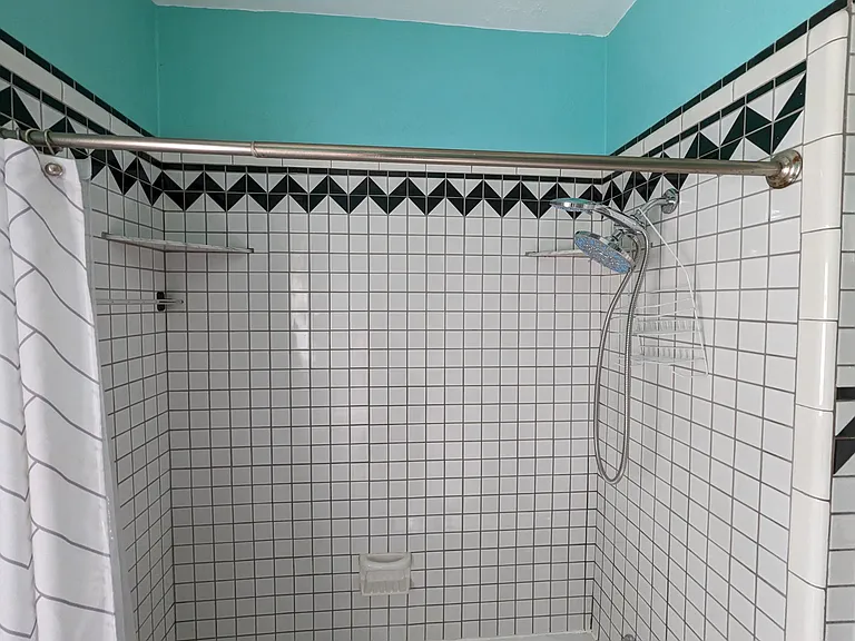 bathroom- adjustable shower head