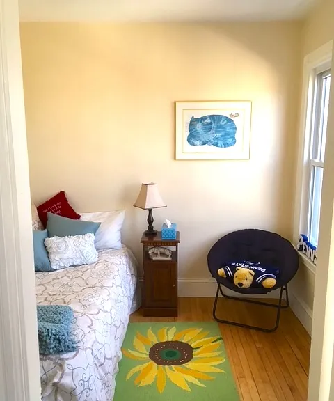 Study furnished as a Guest Room