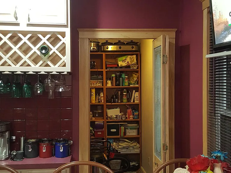 Walk in Pantry with shelving