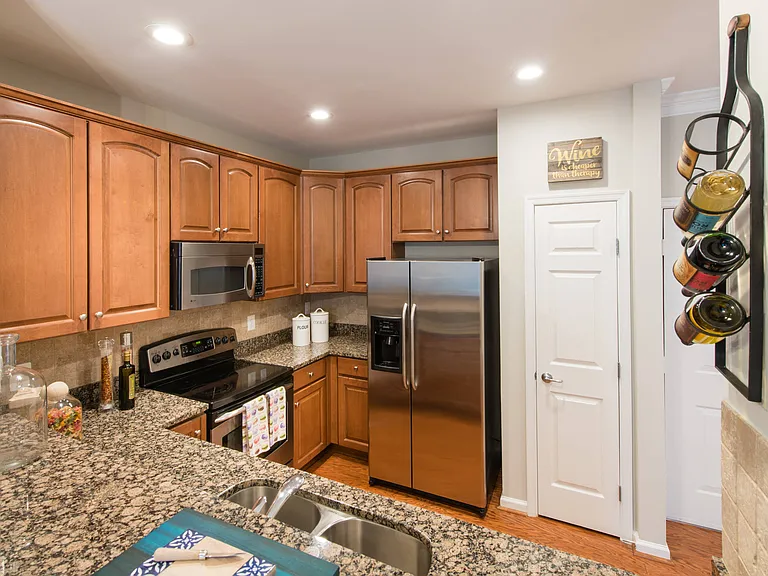 Plenty of storage space in designer kitchens