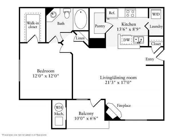 Floor plan 818