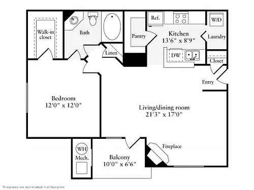 Floor plan 818