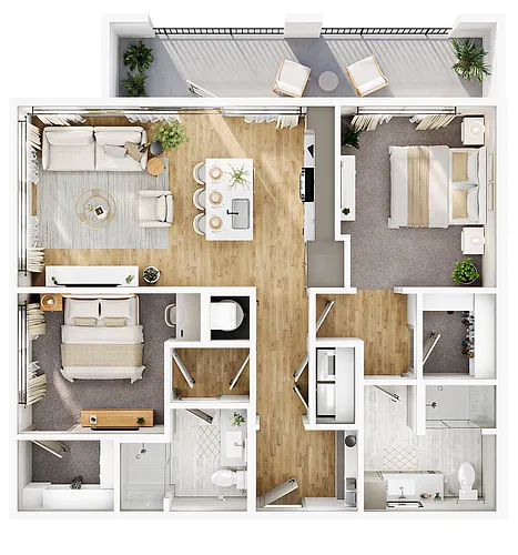 Floor plan B21