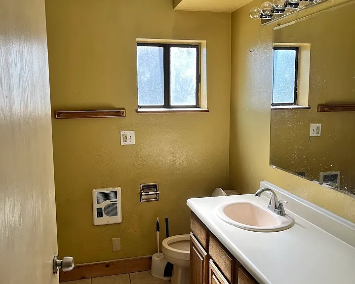 Downstairs bathroom.