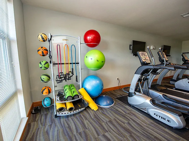 Fitness Center ready for your workout