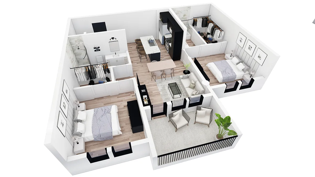 Floor plan B1