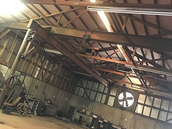 inside detached garage