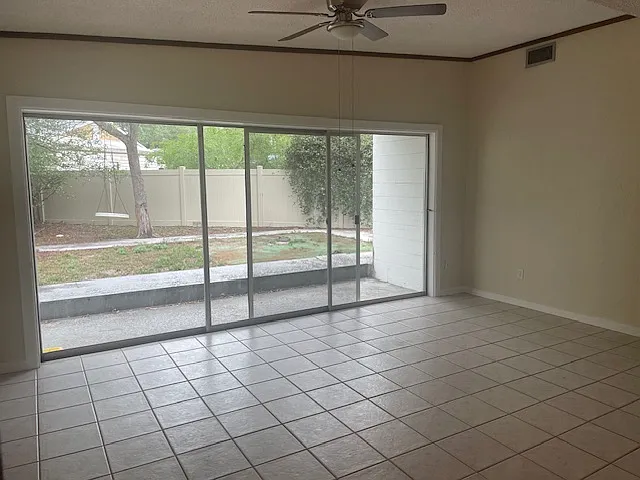 Family room on back of home