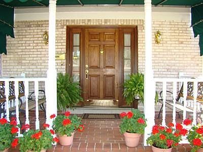Inviting Covered Front Porch