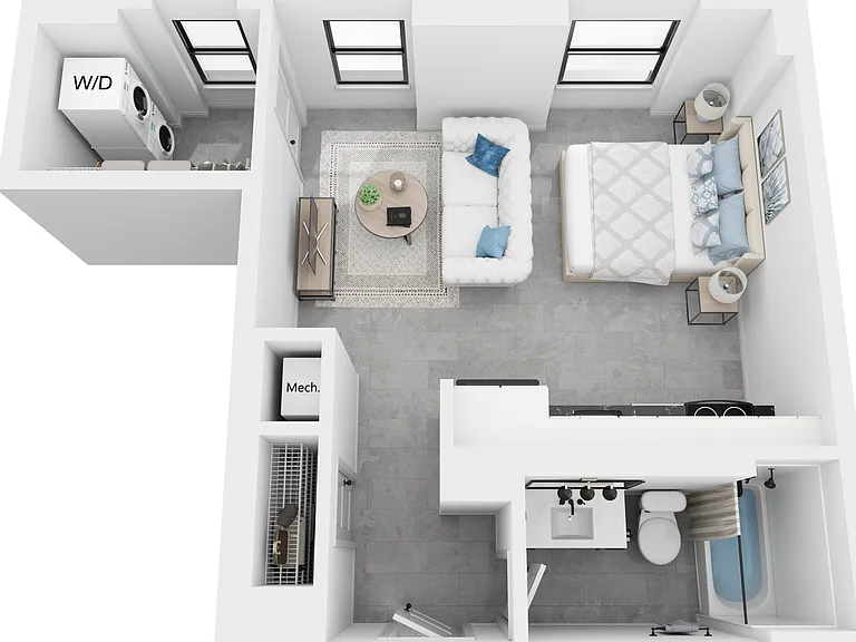 Clara - Studio, 1 Bathroom, 484 sq. ft.