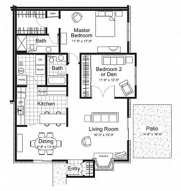 Floor plan Hemingway