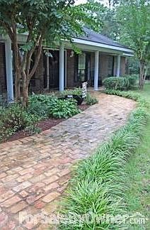 Brick porch and walkway