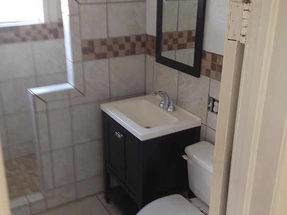 Updated bath with walk In Shower