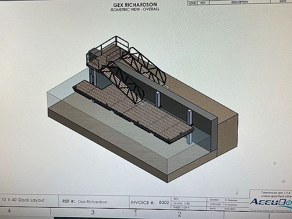 New Dock being installed