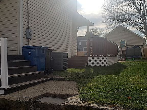 View from sidewalk