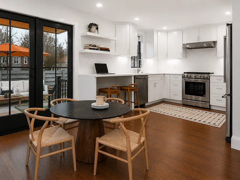 Virtually Staged kitchen
