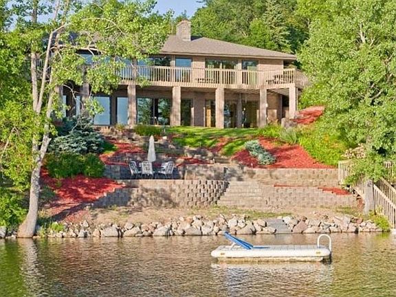 View on the lake looking towards house