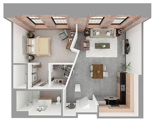 Floor plan F1-G