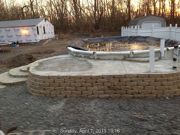 new patio coming together